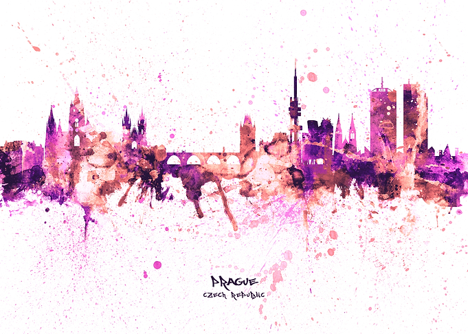 Prague Skyline