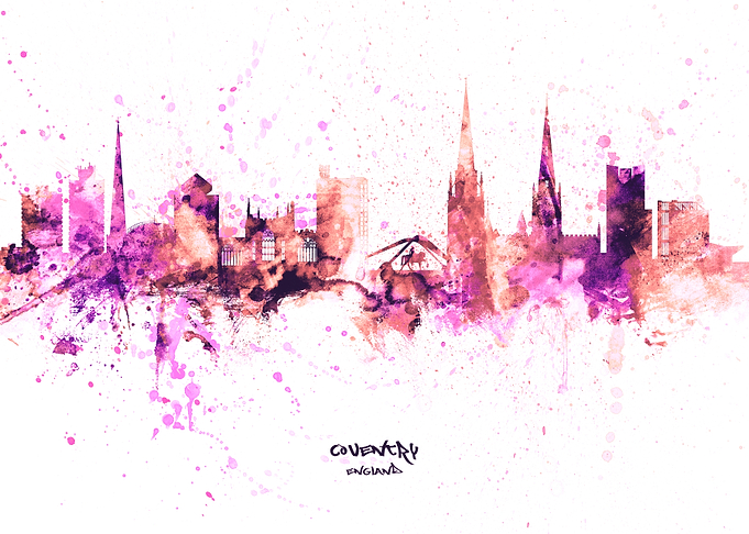 Coventry England Skyline