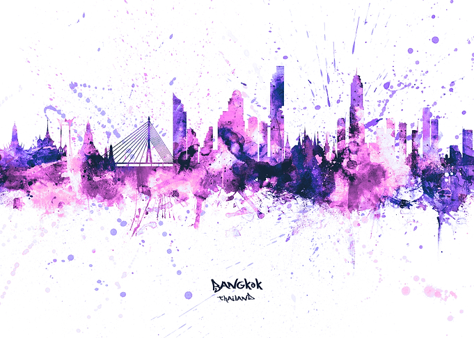 Bangkok Thailand Skyline