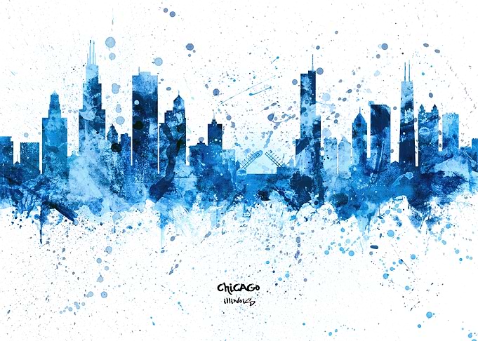Chicago Illinois Skyline