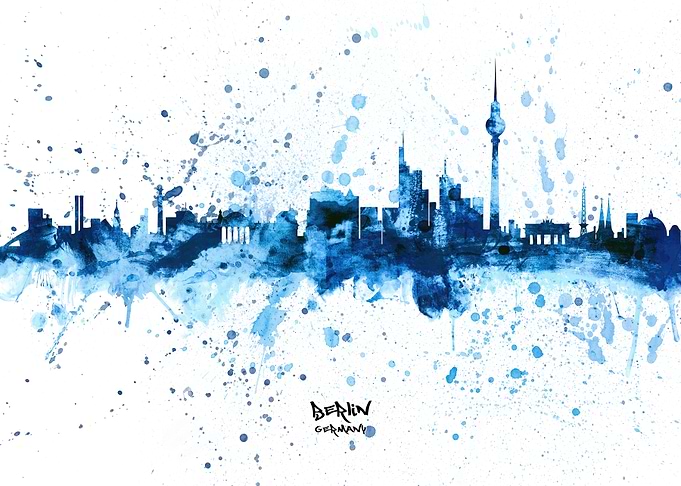 Berlin Germany Skyline