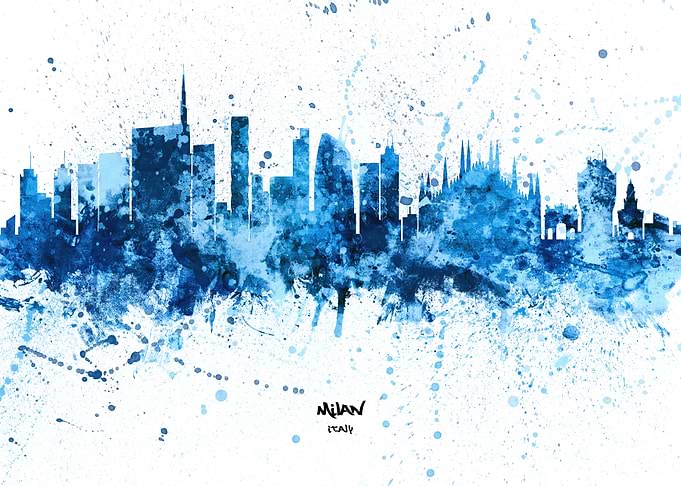 Milan Italy Skyline