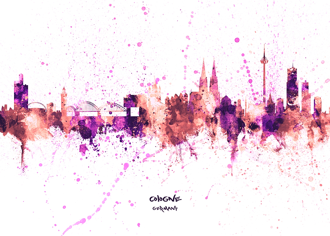 Cologne Germany Skyline