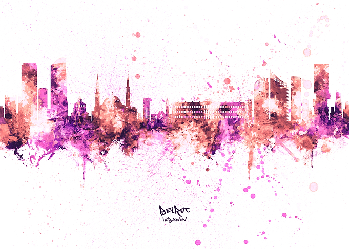 Beirut Lebanon Skyline
