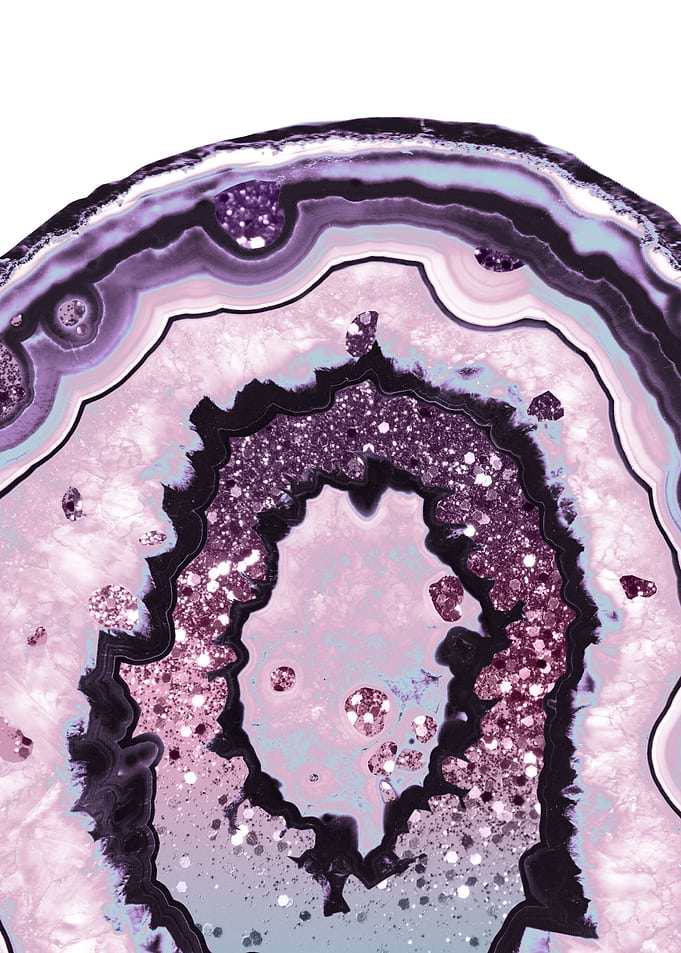 Unicorn Glitter Agate 1