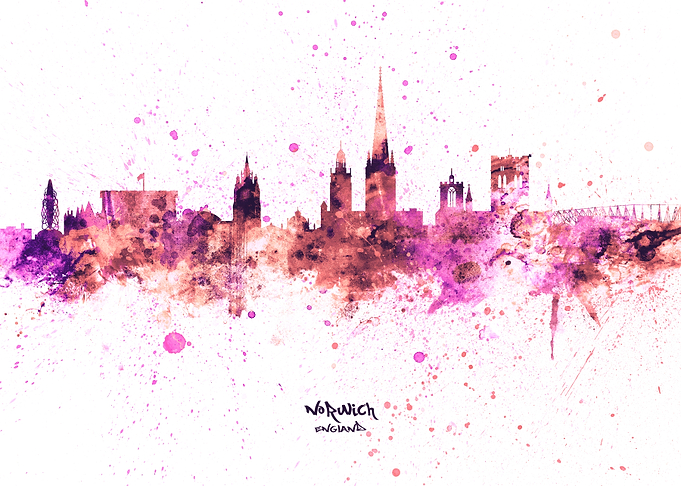 Norwich England Skyline