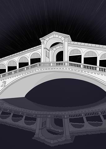 Ponte Rialto Monochrome