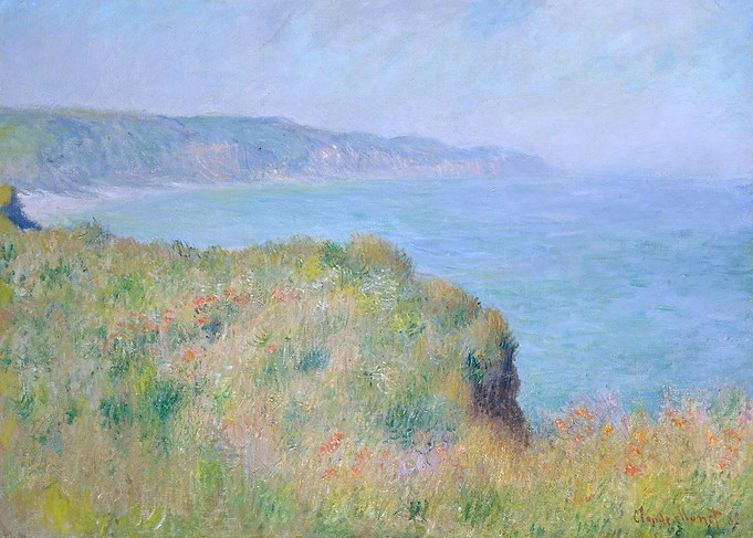 Cliff near Pourville 1882
