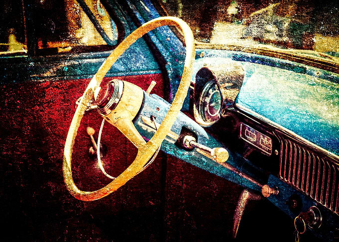 Vintage Car Interior
