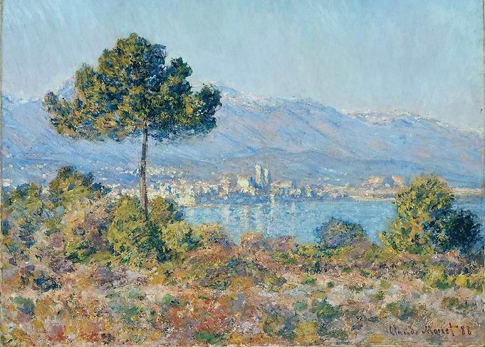 View of Antibes from the N