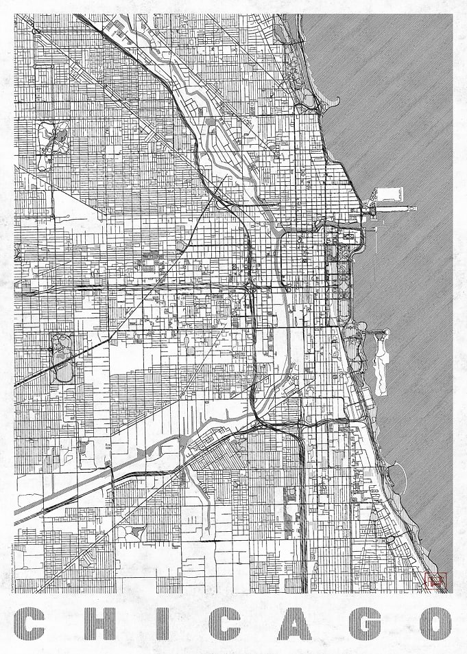 Chicago Map Line