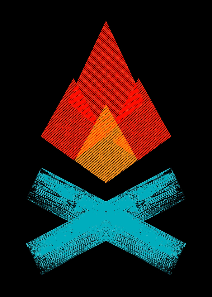 Bonfire Camping Minimalist