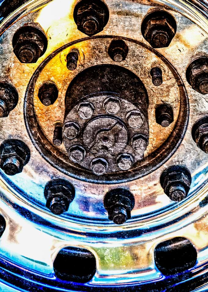 Colorful Car Wheel
