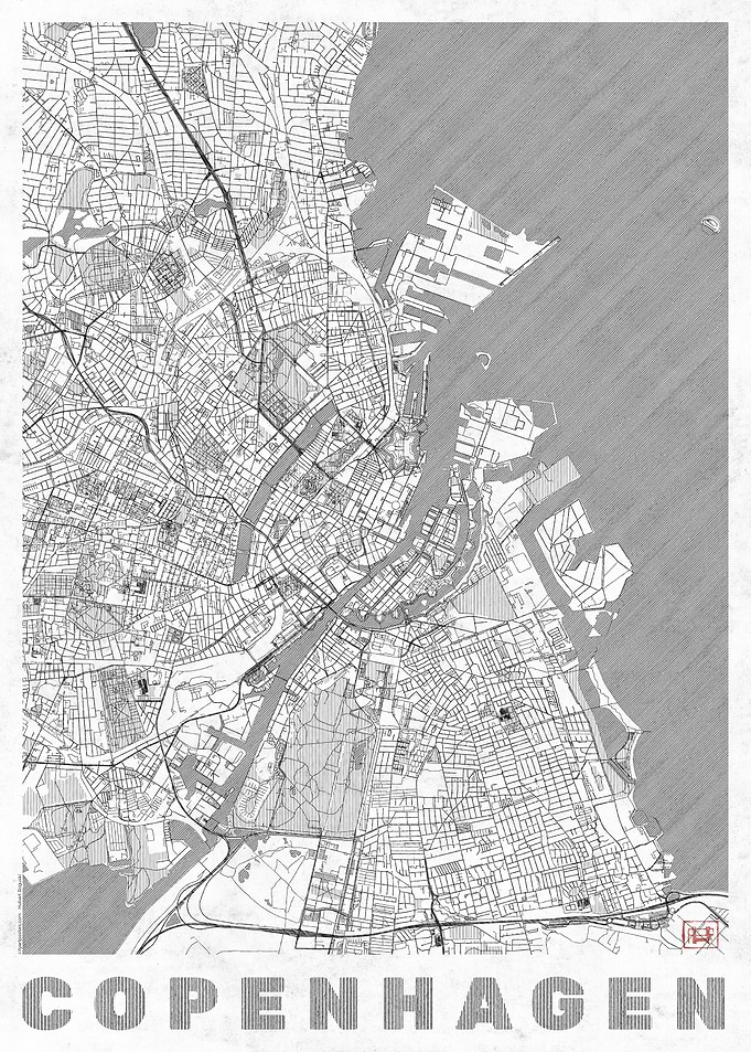 Copenhagen Map Line