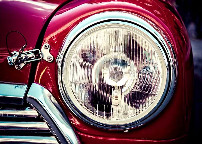 Vintage Car Headlight