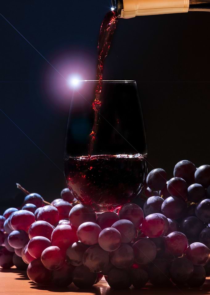 red wine