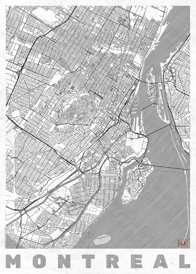 Montreal Map Line