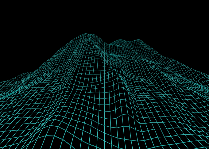 Mt Rainier Mesh Cyan