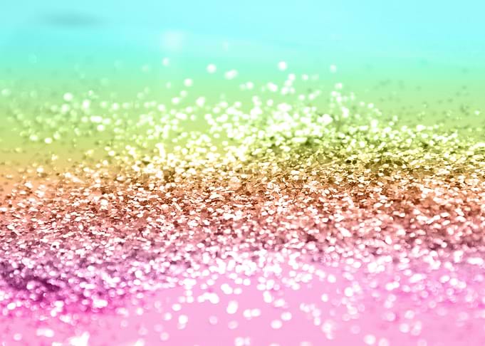 Rainbow Girls Glitter 1