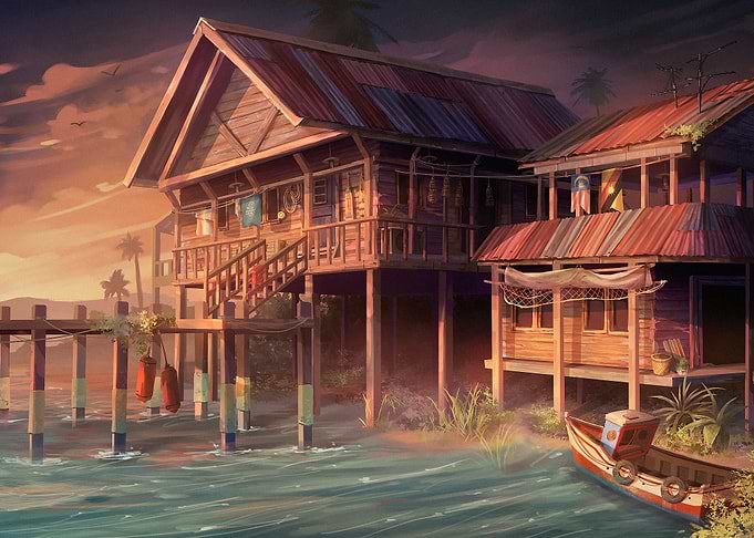 Sarawak Tradisional House