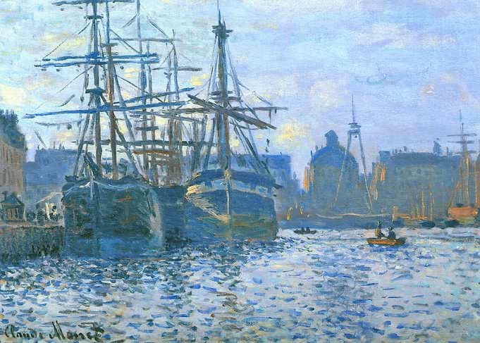 Le Havre the Harbor 1874