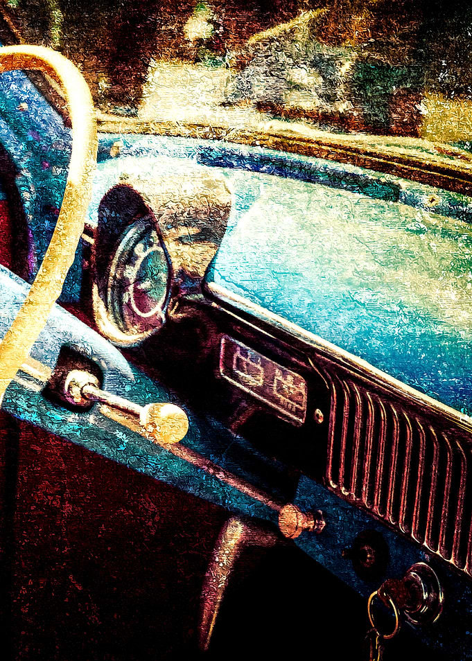 Retro Car Interior Right