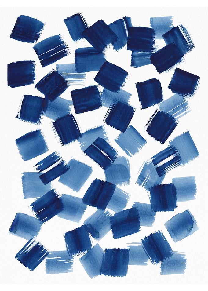 Abstract Brushstrokes No 1