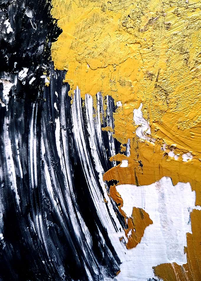 Texture Gold and Black