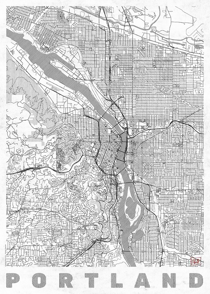 Portland Map Line