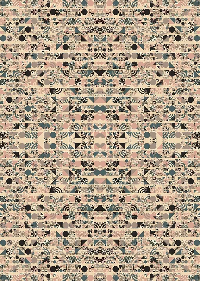 Abstract Symbols Pattern G