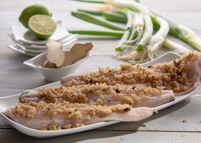 fresh fish filet