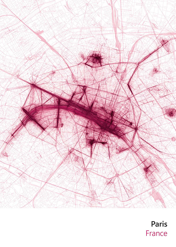 City Art Map of Paris