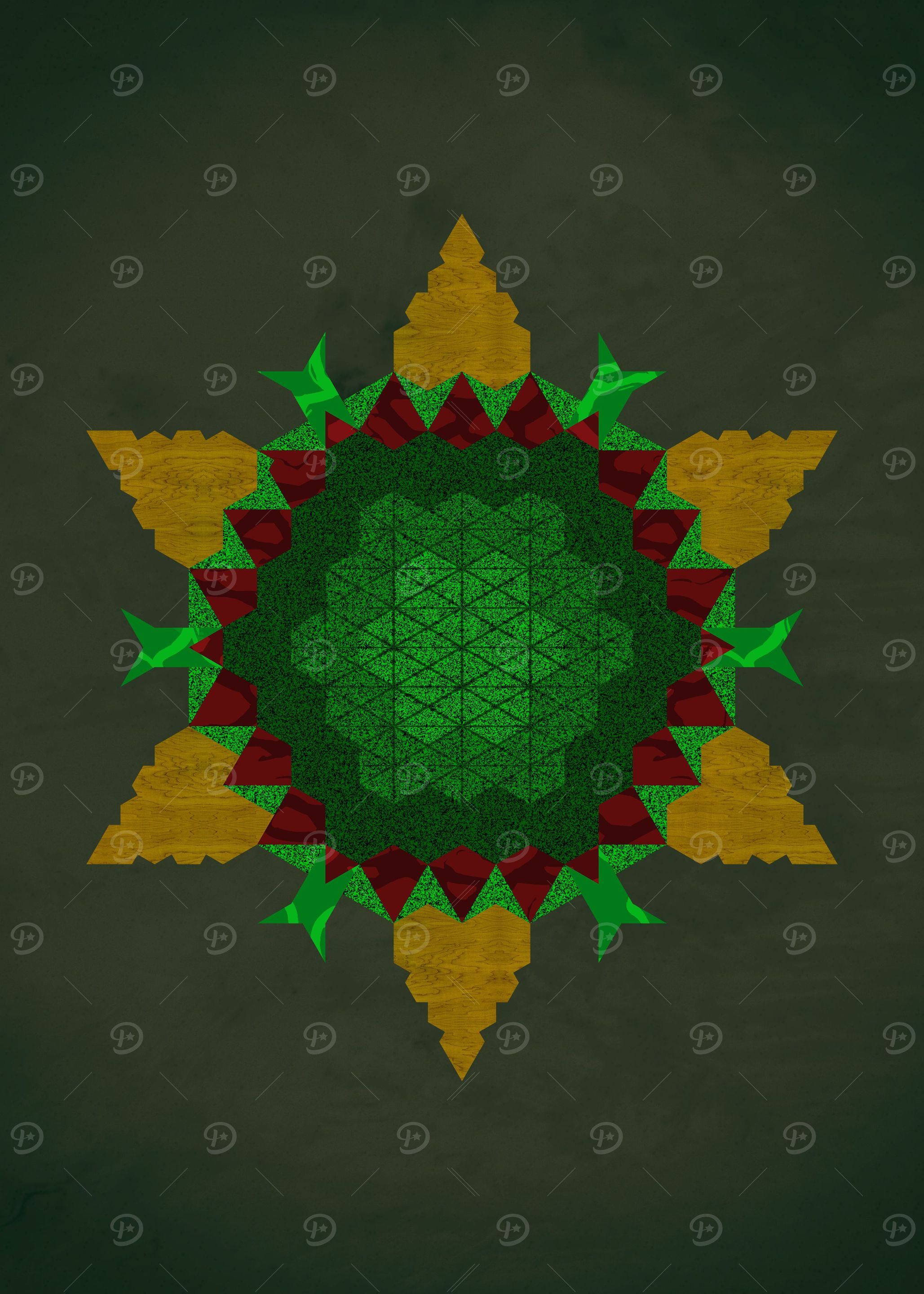 Big green flower