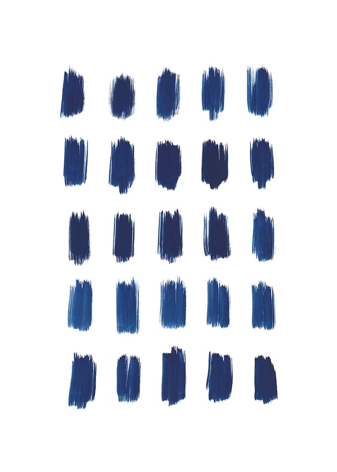 Abstract Brushstrokes No