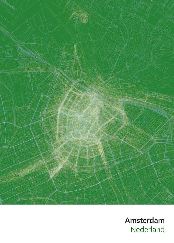 City Art Map of Amsterdam