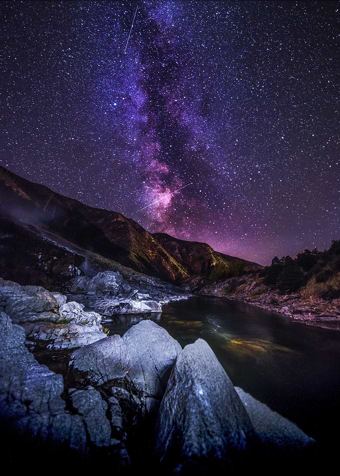 Starry Sky shooting stars