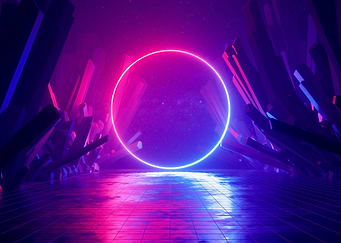 Abstract Glowing Ring