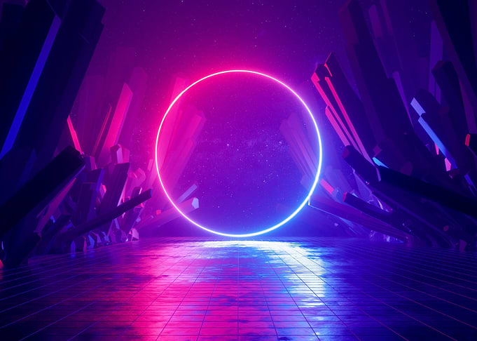 Abstract Glowing Ring
