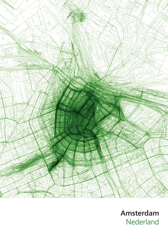City Art Map of Amsterdam