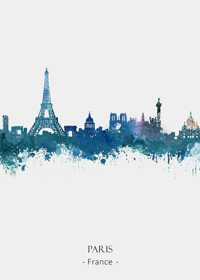 Paris France Skyline