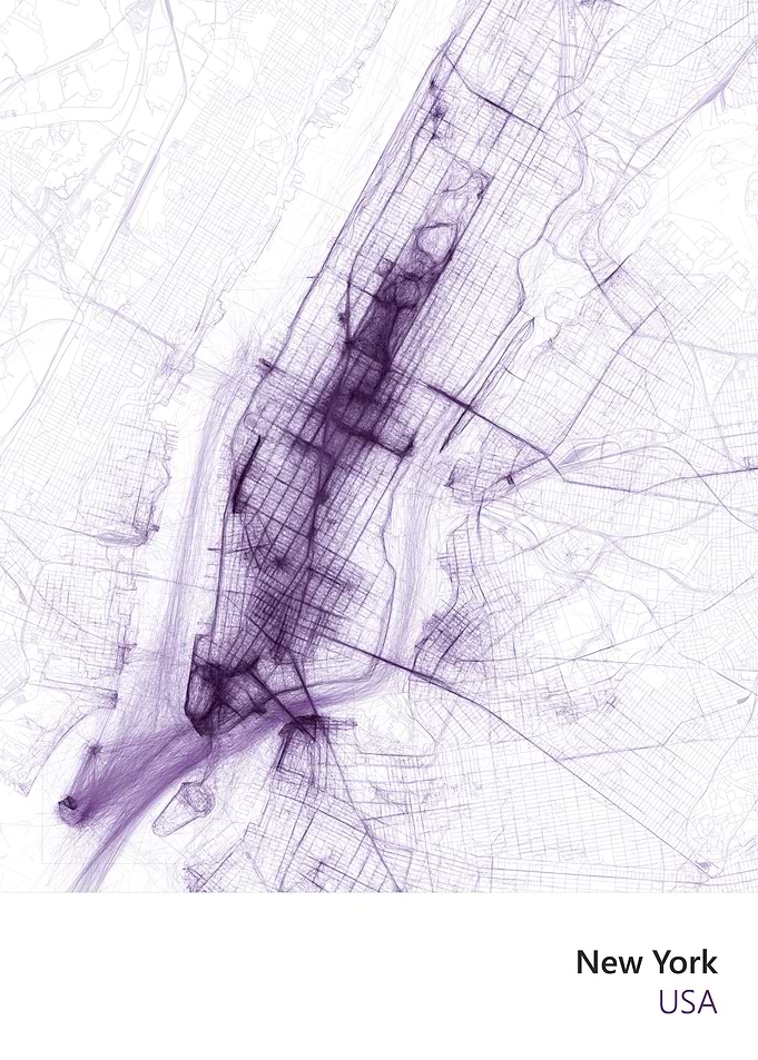 City Art Map of New York