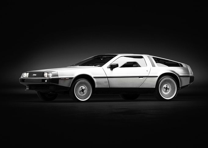 movie Delorean Car