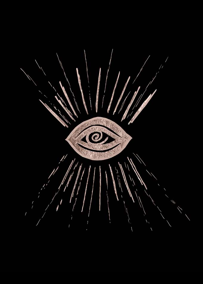 Evil Eye Rose Gold 1