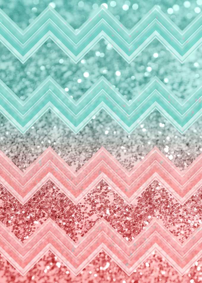 Summer Glitter Chevron 1