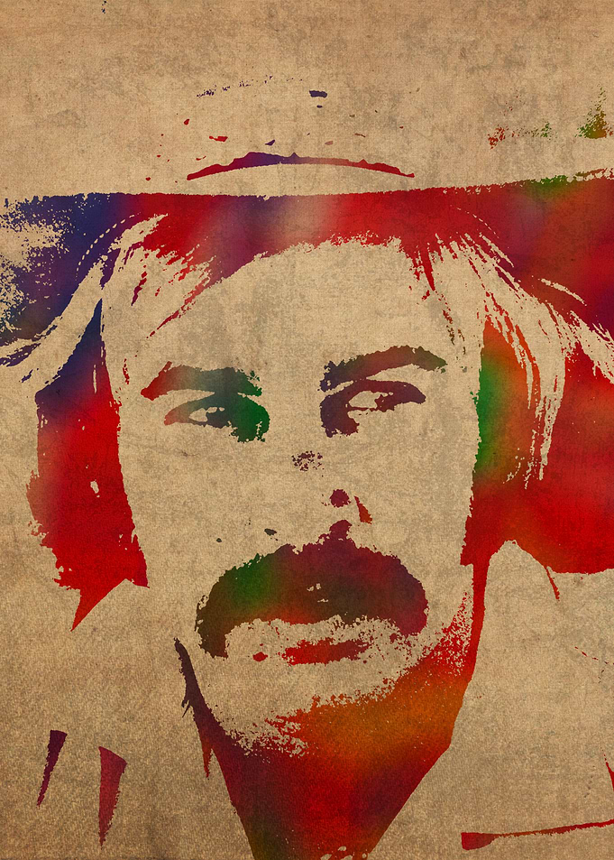Jimmy Buffett Watercolor