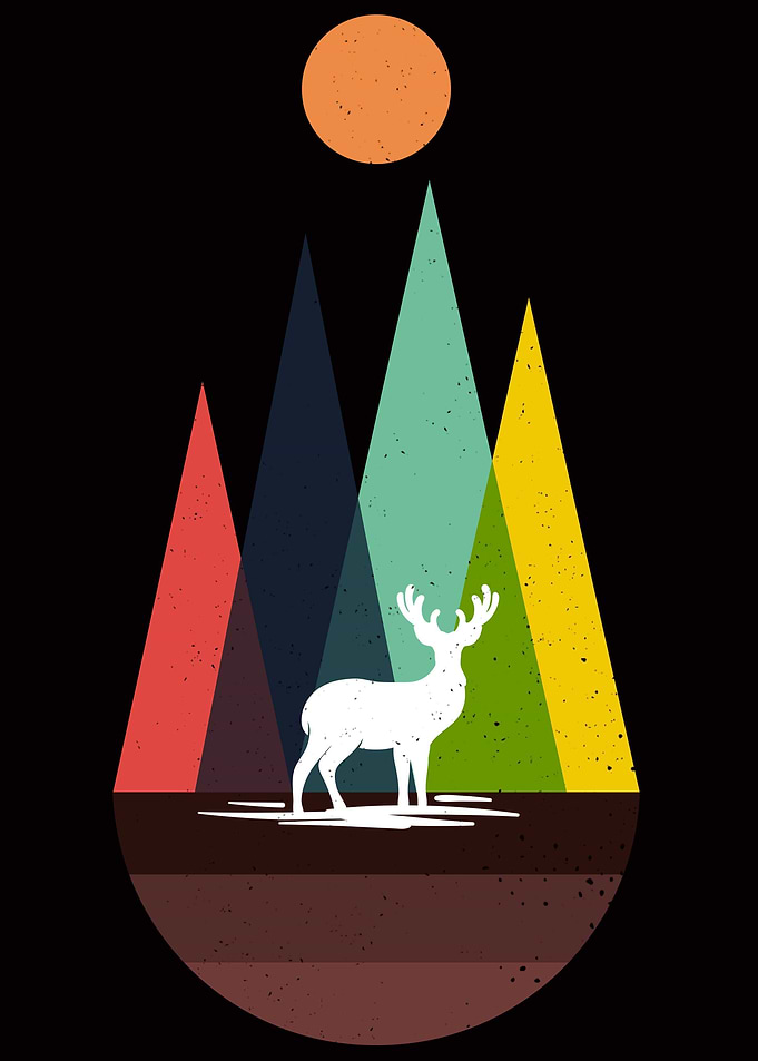 deer in the fall