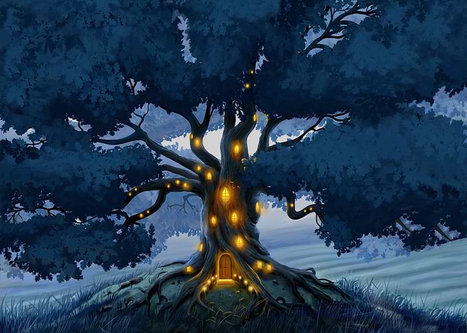 Magical Enchanted Tree