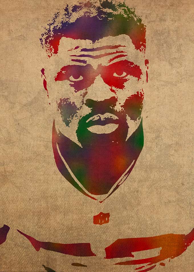 Khalil Mack Watercolor Art