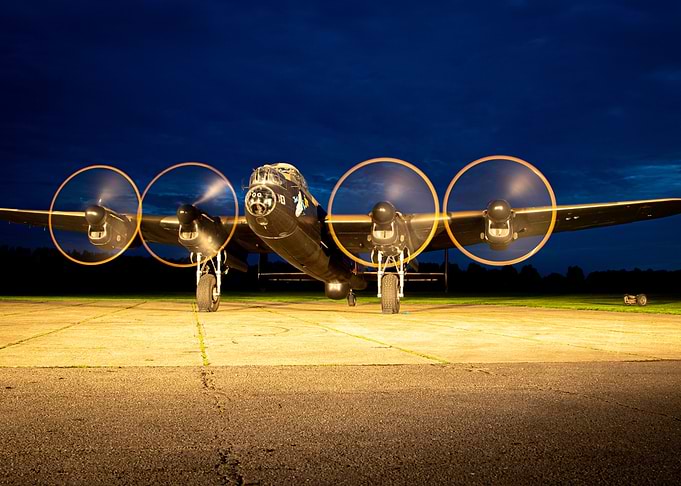 Lancaster Engine Run
