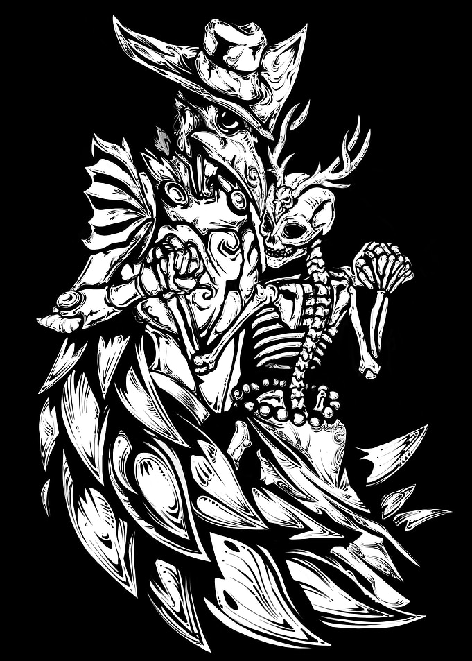 Plague Doctor and Death